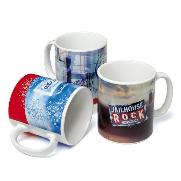 Кружка керамическая белая